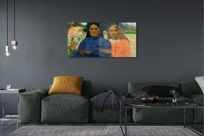 Pintura acrílica Duas Mulheres - Paul Gauguin