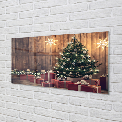 Quadro acrílico Presentes, decorações para árvores de Natal