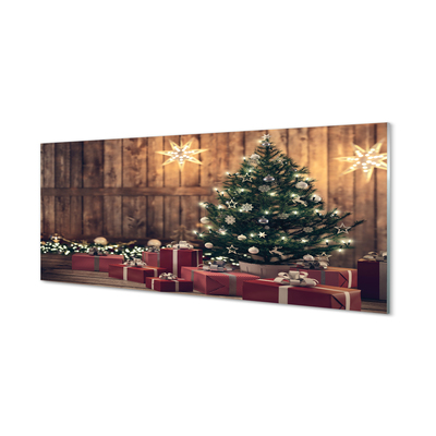 Quadro acrílico Presentes, decorações para árvores de Natal