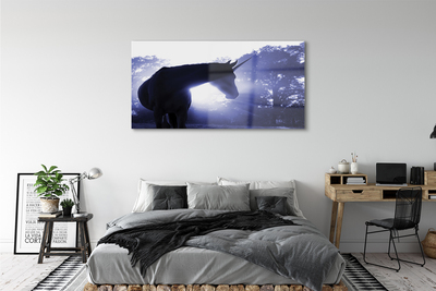 Quadro acrílico Floresta do Unicórnio