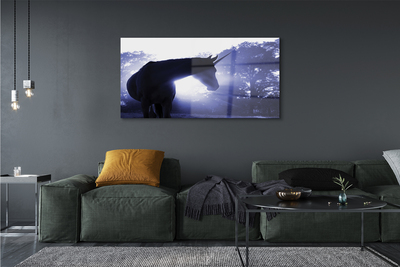 Quadro acrílico Floresta do Unicórnio