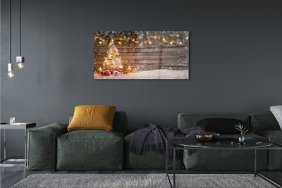 Pintura acrílica Decorações de neve para árvores de Natal