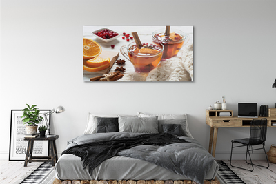 Pintura acrílica Xícara de chá de inverno