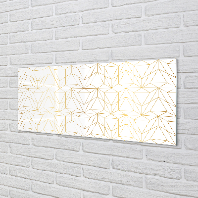 Quadro acrílico Contornos de triângulos