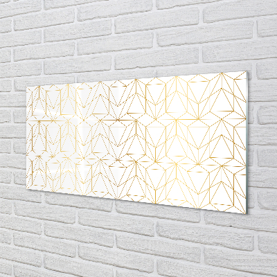 Quadro acrílico Contornos de triângulos