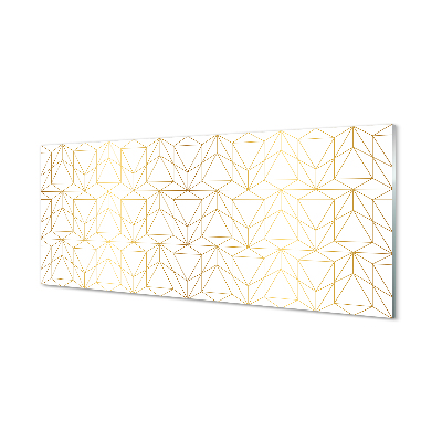 Quadro acrílico Contornos de triângulos