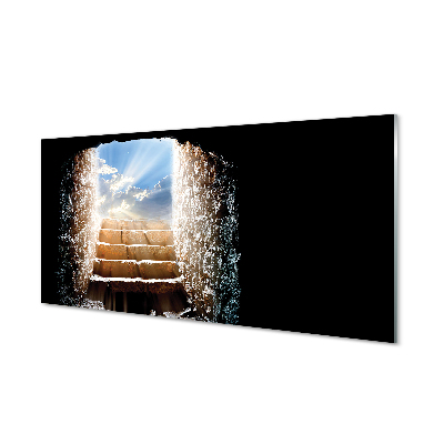 Pintura acrílica Escadas de sol