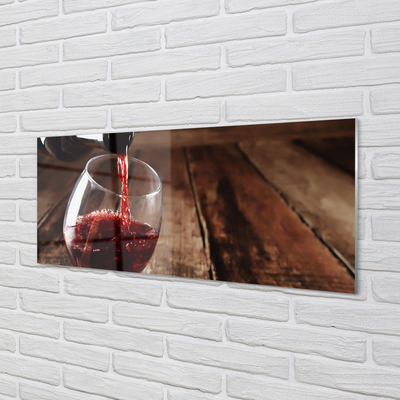 Quadro acrílico Tábuas de taças de vinho