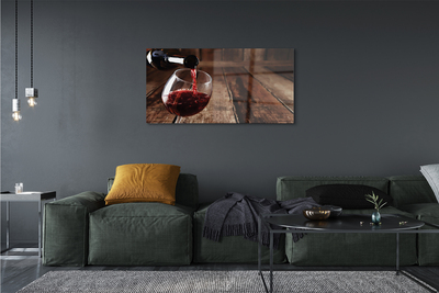 Quadro acrílico Tábuas de taças de vinho
