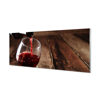 Quadro acrílico Tábuas de taças de vinho