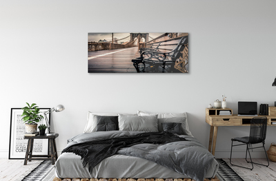 Quadro acrílico Banco de ponte