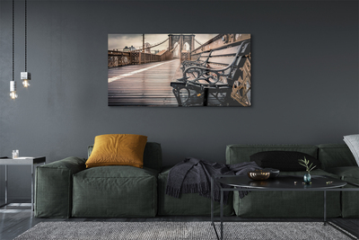 Quadro acrílico Banco de ponte