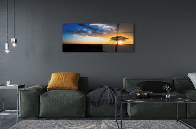 Quadro acrílico Árvore de nuvens