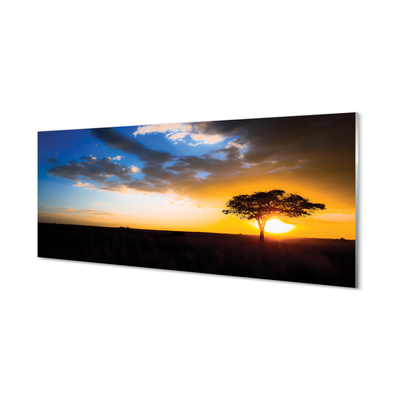 Quadro acrílico Árvore de nuvens