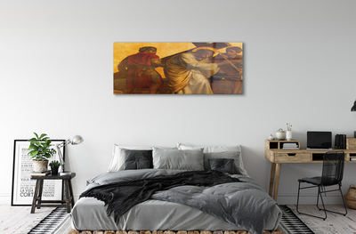 Quadro acrílico Jesus cruzou as pessoas