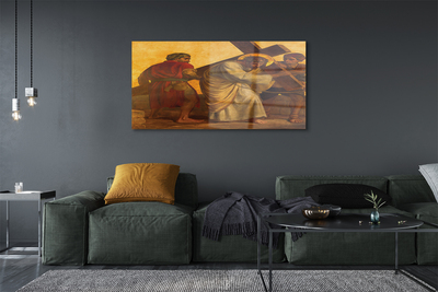 Quadro acrílico Jesus cruzou as pessoas