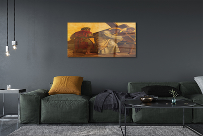 Quadro acrílico Jesus cruzou as pessoas