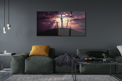 Quadro acrílico Jesus a cruz