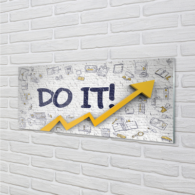 Quadro acrílico Faça a inscrição