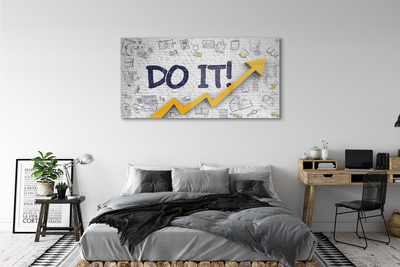 Quadro acrílico Faça a inscrição