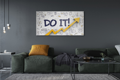 Quadro acrílico Faça a inscrição