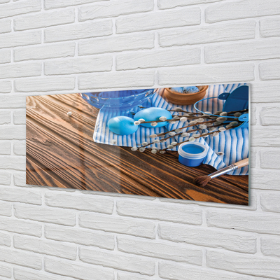 Quadro acrílico Tinta de ovo à base de tábuas