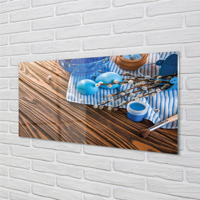 Quadro acrílico Tinta de ovo à base de tábuas