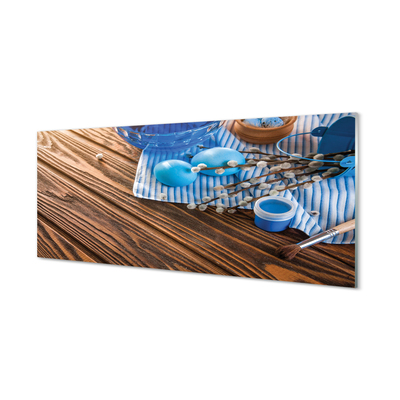 Quadro acrílico Tinta de ovo à base de tábuas