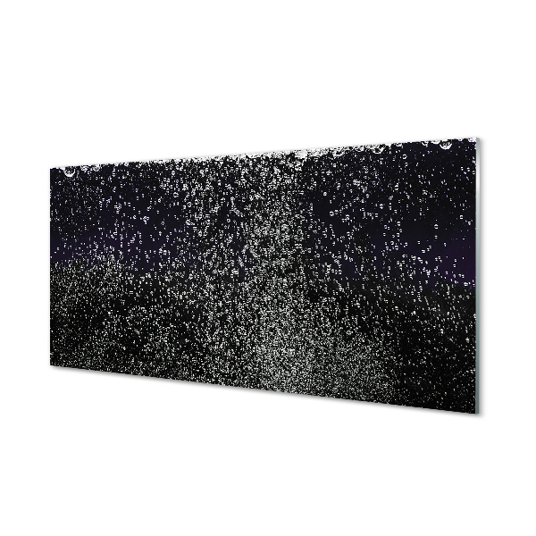 Quadro acrílico Gotas de bolhas de água