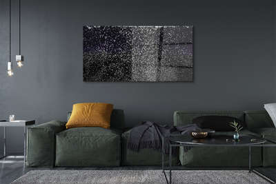 Quadro acrílico Gotas de bolhas de água