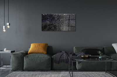 Quadro acrílico Gotas de bolhas de água