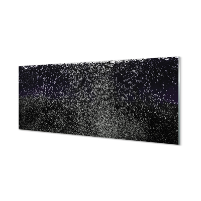 Quadro acrílico Gotas de bolhas de água