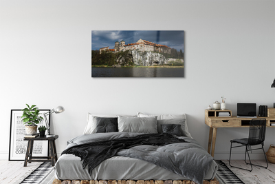 Pintura acrílica Castelo do Rio Cracóvia