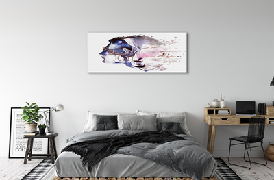 Pintura acrílica Imagem do rosto de um homem