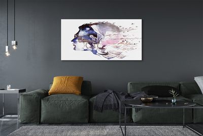 Pintura acrílica Imagem do rosto de um homem