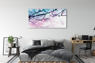 Quadro acrílico Céu de gravetos de árvore