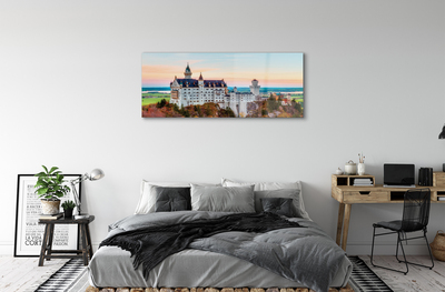 Quadro acrílico Castelo da Alemanha Outono Munique