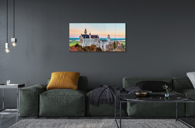 Quadro acrílico Castelo da Alemanha Outono Munique
