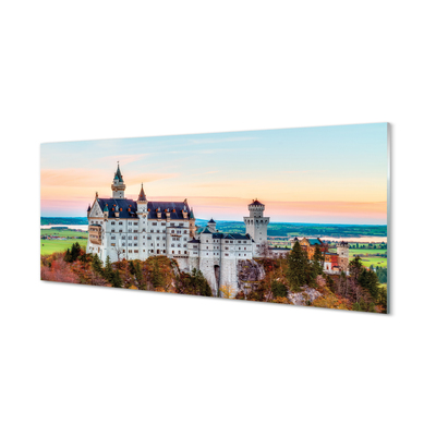 Quadro acrílico Castelo da Alemanha Outono Munique