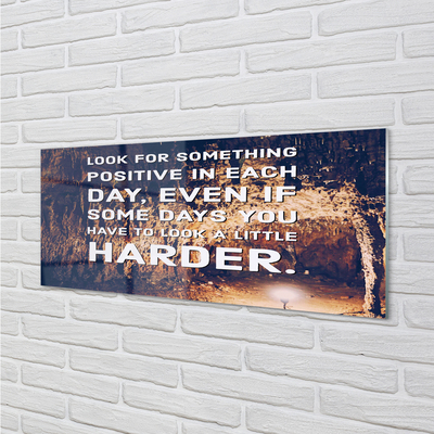 Quadro acrílico Inscrição na caverna