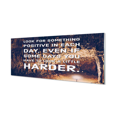 Quadro acrílico Inscrição na caverna