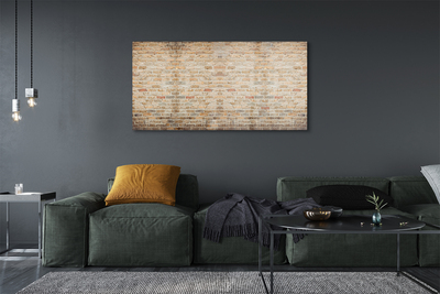 Quadro acrílico Parede de tijolos vintage