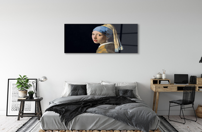 Quadro acrílico Moça com Brinco de Pérola - Johannes Vermeer