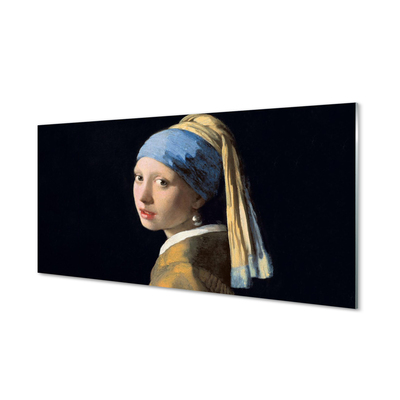 Quadro acrílico Moça com Brinco de Pérola - Johannes Vermeer