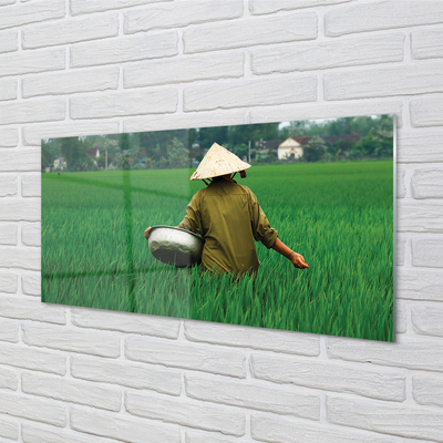 Quadro acrílico Homem da Grama