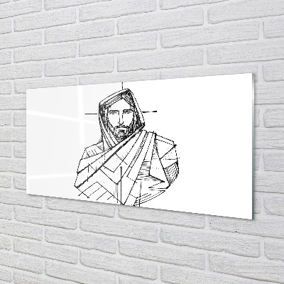 Pintura acrílica Desenho de Jesus