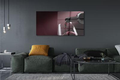 Pintura acrílica Fundo de vinho da Borgonha