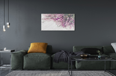 Quadro acrílico Flores do tabuleiro