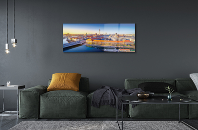 Pintura acrílica Pontes fluviais de Berlim, Alemanha