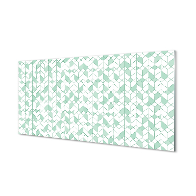 Quadro acrílico cubos 3D